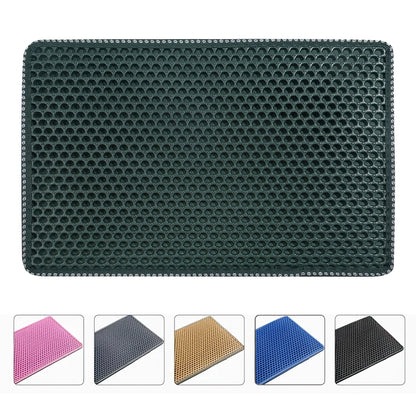 Double Layer anti Tracking Waterproof Cat Litter Trapping Mat Yellow